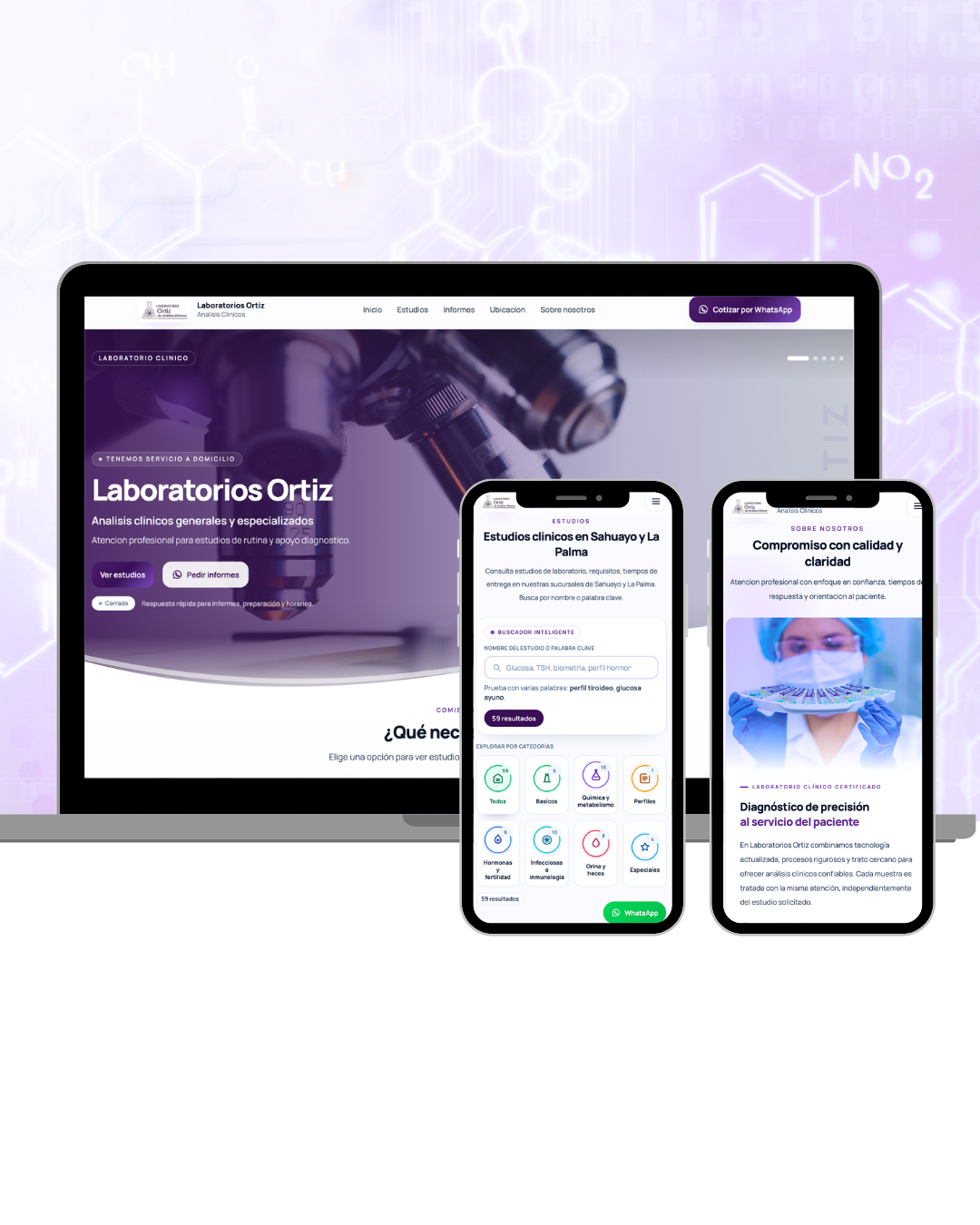 Laboratory Brand Website screenshot